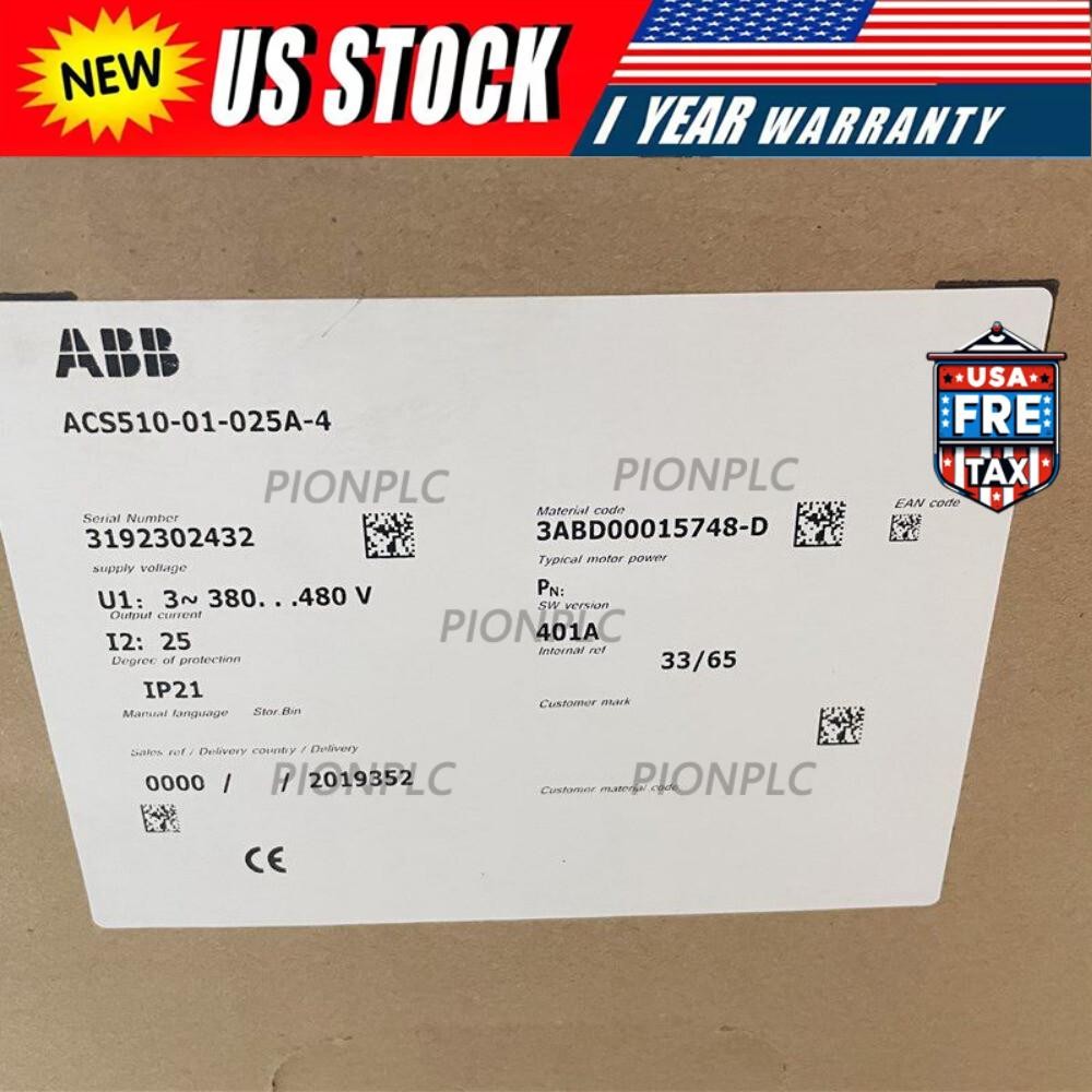 ACS510-01-025A-4 ABB 11KW Frequency Converter Brand New in Box No Keypad