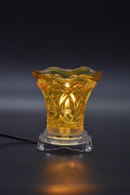 PRICE DROP,ELECTRIC Lamp Wax Tart / Scented Oil Warmer,GOLD,FREE OIL & SHIPPING