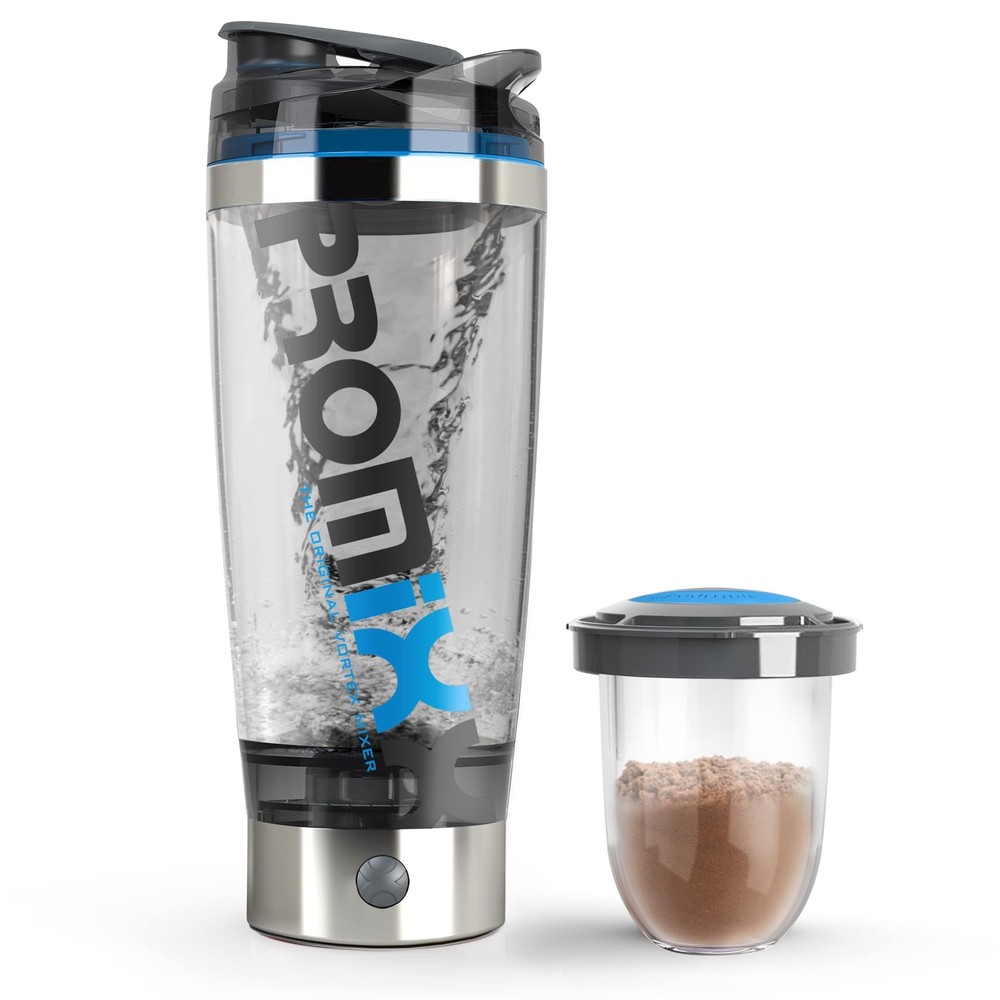 Promixx Pro Shaker Bottle iX-R Edition | Rechargeable Powerful for Smooth Pro...