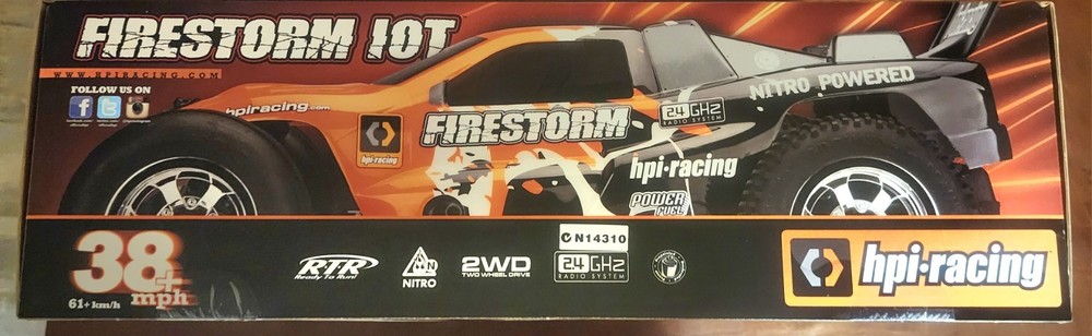 HPI RACING FIRESTORM 10T, 3.0,2WD, RTR, SEALED BOX, BRAND NEW