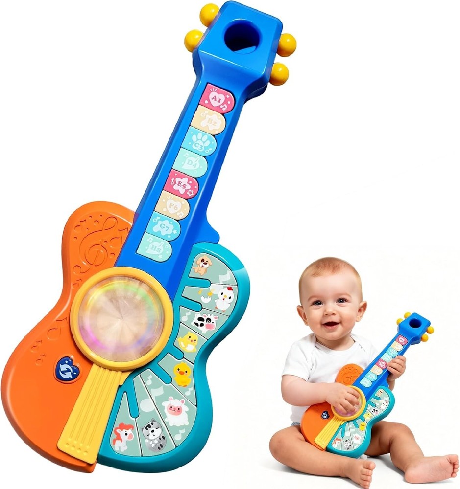 Toddlers Guitar Musical Toys for 1-2 Year Old Boy/Girl, Multiple