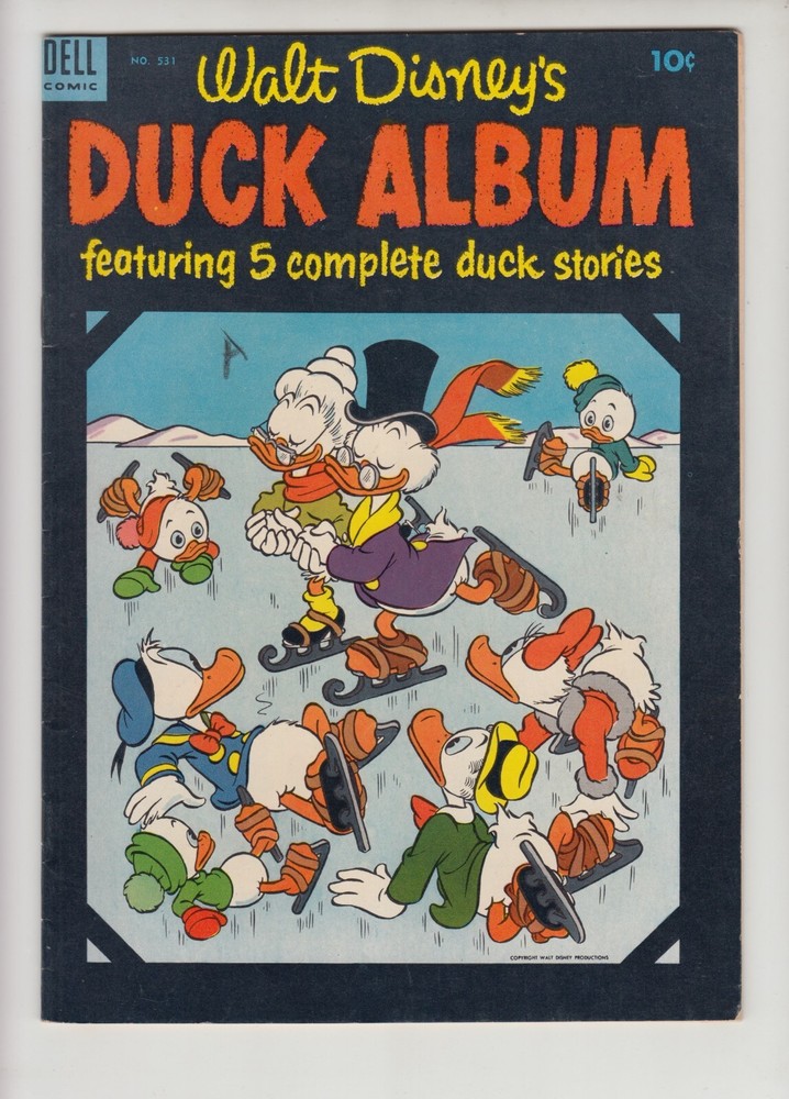 Four Color 531 Duck Album VG 4.0 Dell Comics 1953 Rare Vintage