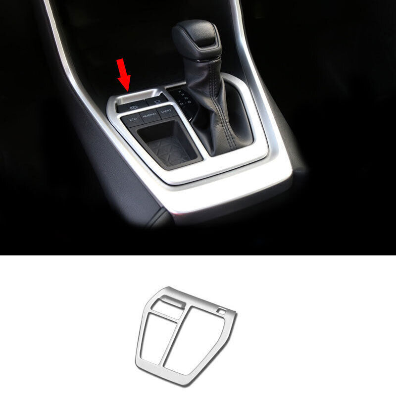 Matte Silver Center Console Gear Shift Frame Trim 1PCS For Toyota RAV4 19-24
