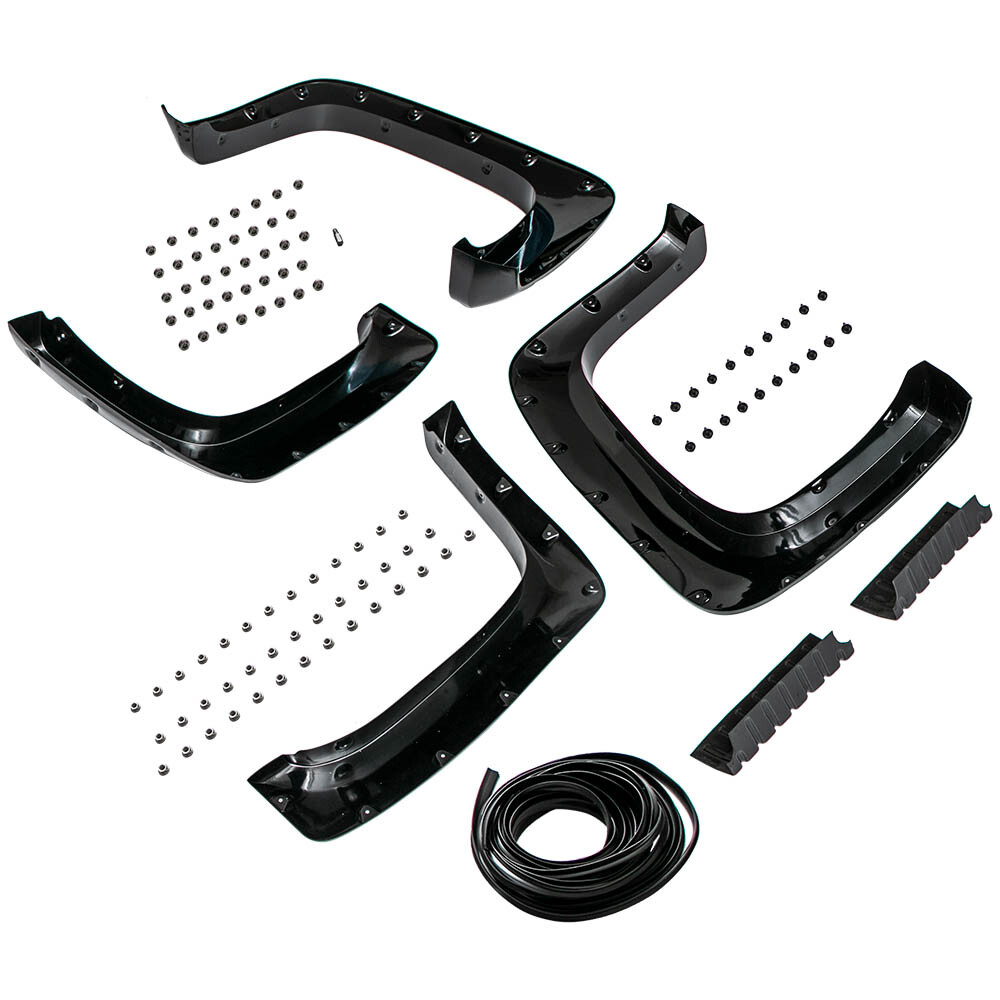 Fender Flares for Chevy Colorado for GMC Canyon 2004-2012 Black Smooth Paintable