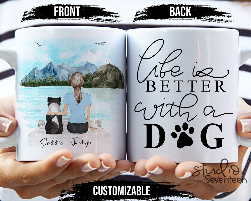 Personalized Dogcoffee Mug Custom Dog Mug Gift For Dog Owner Pet Portrait Pet