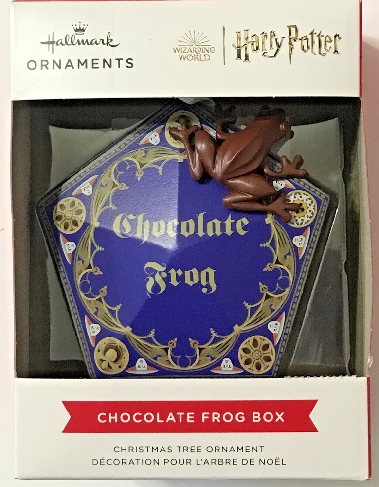 Hallmark Christmas Tree Ornament Harry Potter Chocolate FROG BOX