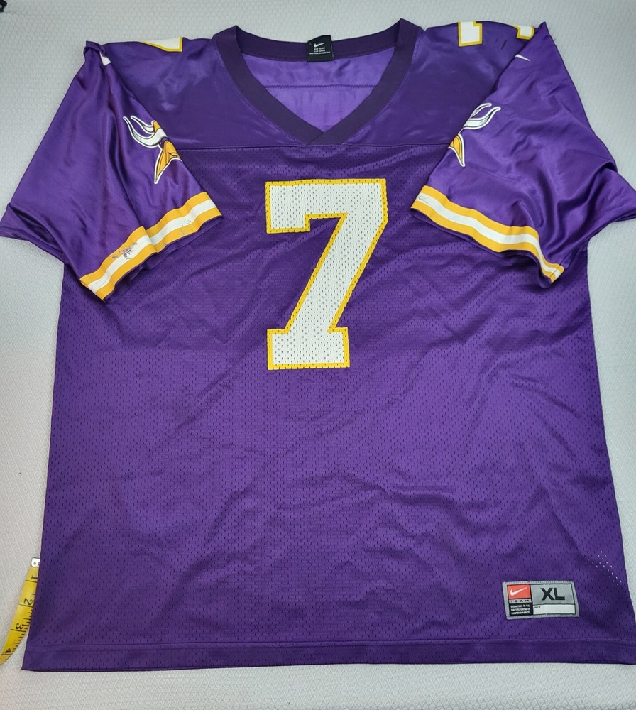 Vintage Nike Randall Cunningham Vikings Purple XL Football Jersey Flawless