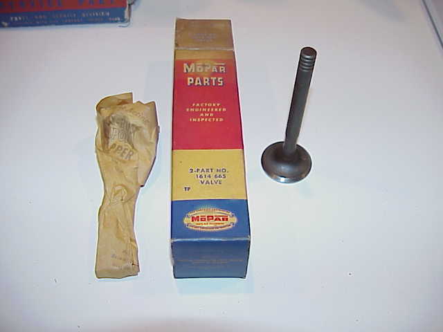 1955 1956 1957 1958 NOS MoPar V8 Exhaust Valves 2PCS