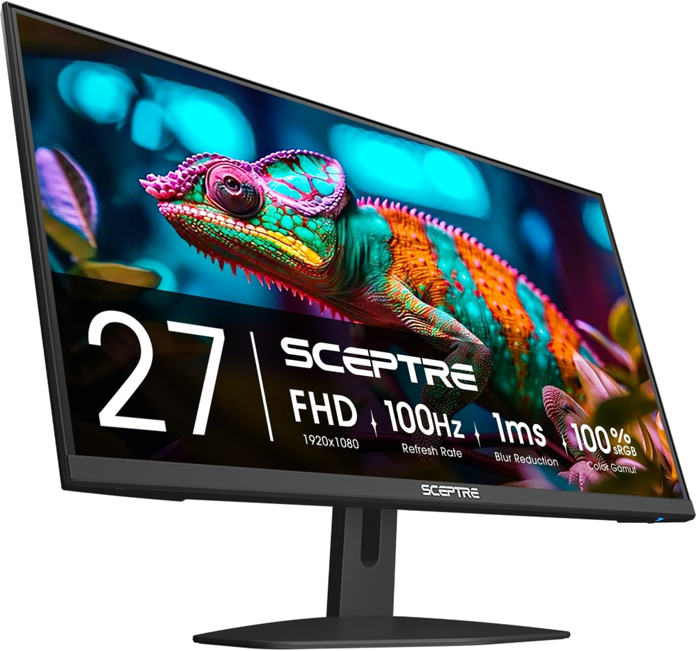 Sceptre 27In Gaming Monitor 100Hz 1Ms SRGB AMD FreeSync Built-In Speakers, Black
