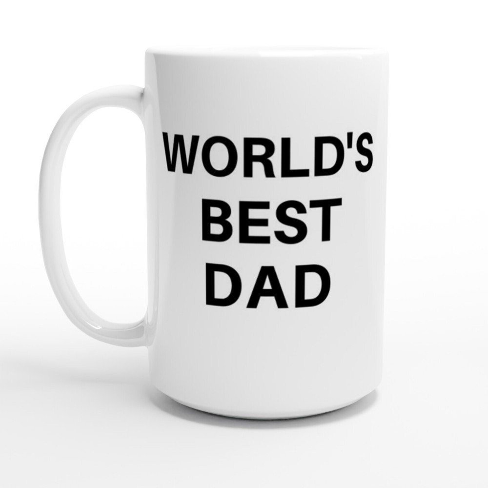 Fathers Day! Personalized Custom Gift Dad Gift! Worlds Best Dad Ceramic Mug