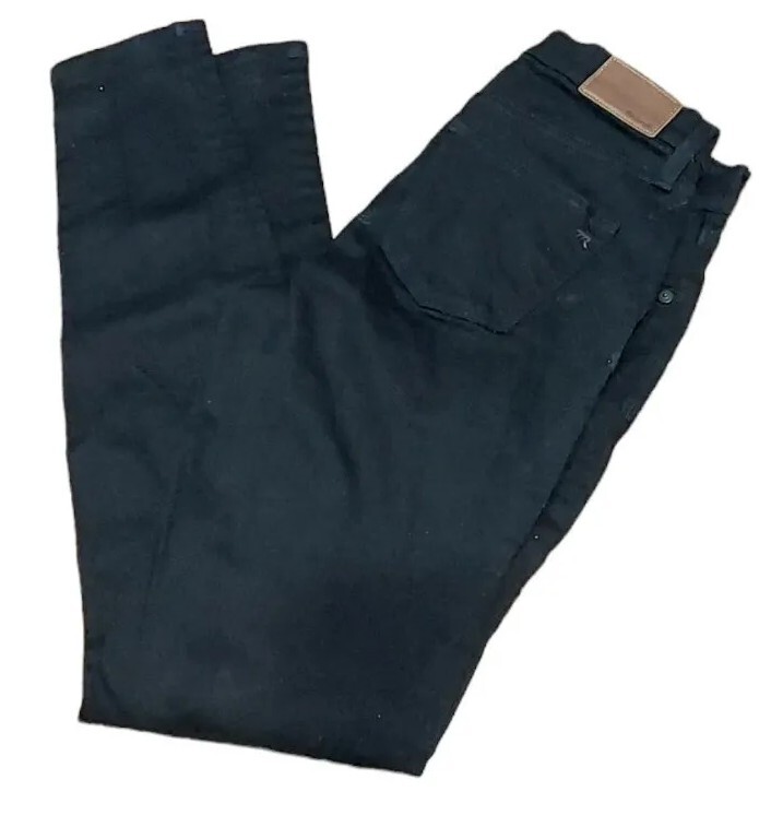 Madewell Classic Straight Black Jeans Size 27 9-Inch High Rise Skinny Fit