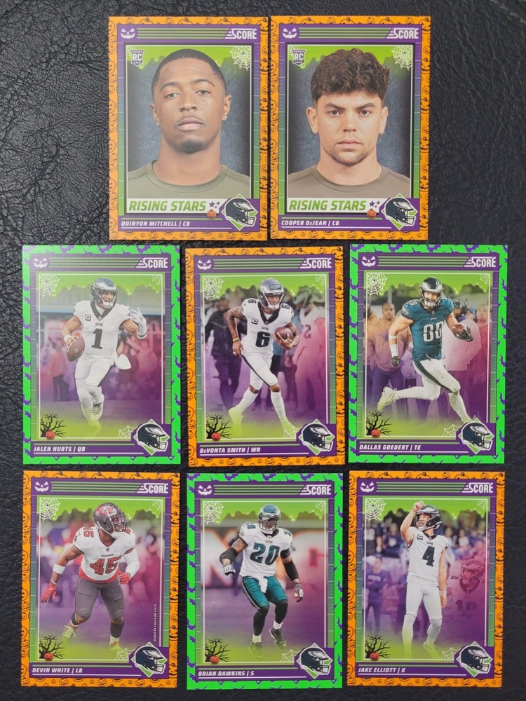 2024 Score A Treat Philadelphia Eagles Lot Mitchell DeJean Hurts Goedert + More