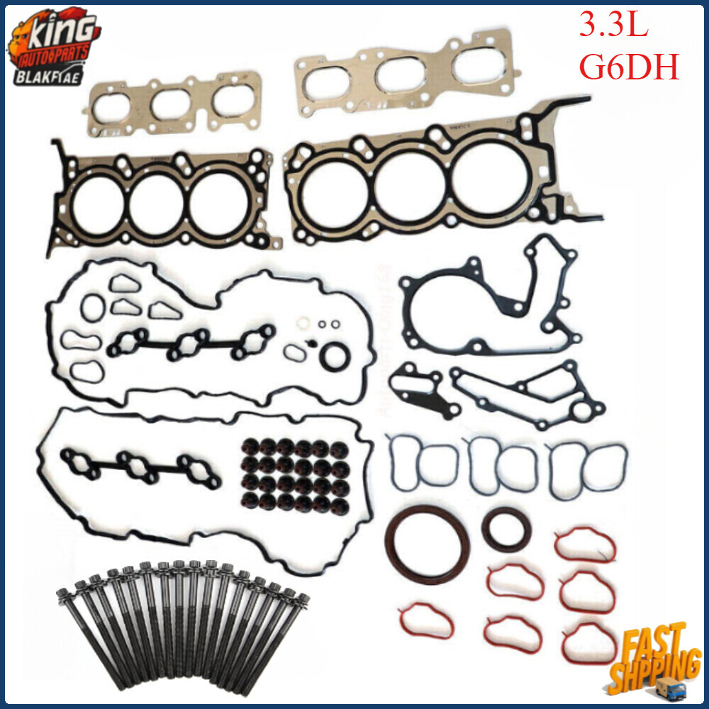 Hyundai Kia 3.3L V6 Sorento Sedona Santa Fe Head Gasket Bolt Set 22311-3CGA0