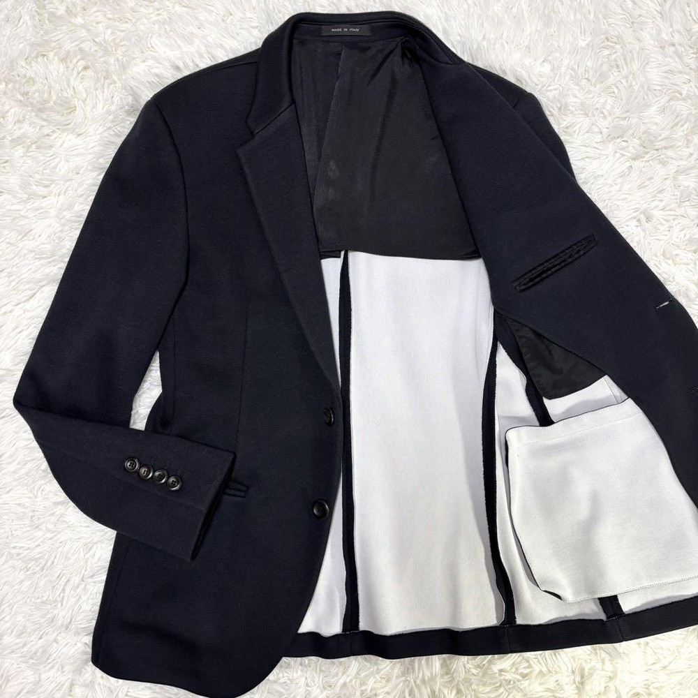 Emporio Armani Johnny Slim Fit Bicolor Blazer for Men Business Formal Jacket