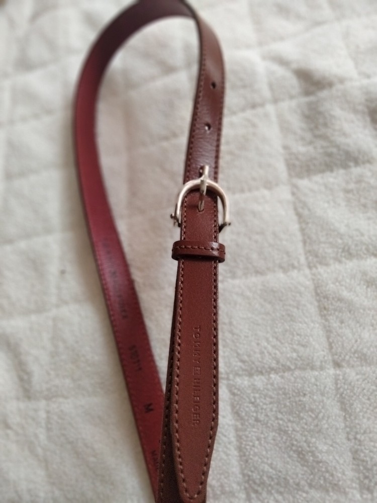 Tommy Hilfiger Made In Italy Leather Belt Women's Size Medium