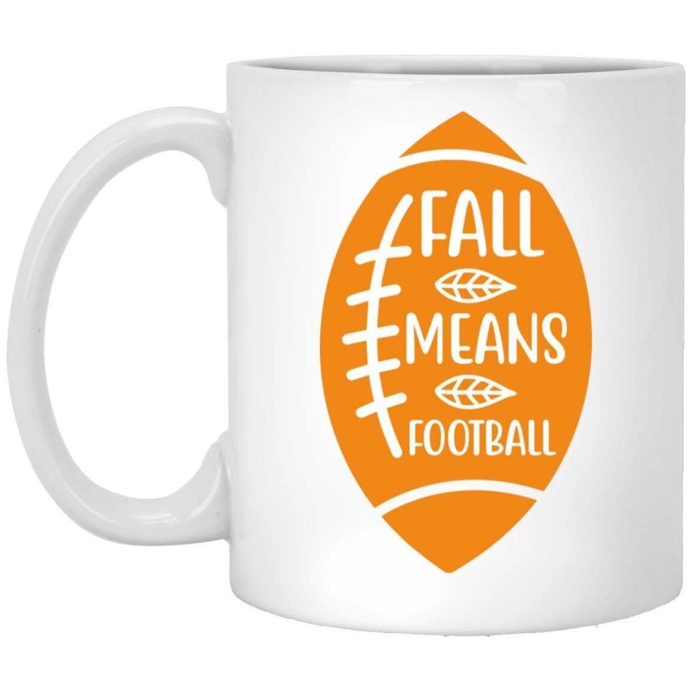 Fall Football Coffee Mug Gift for Dad Mom Football Lovers