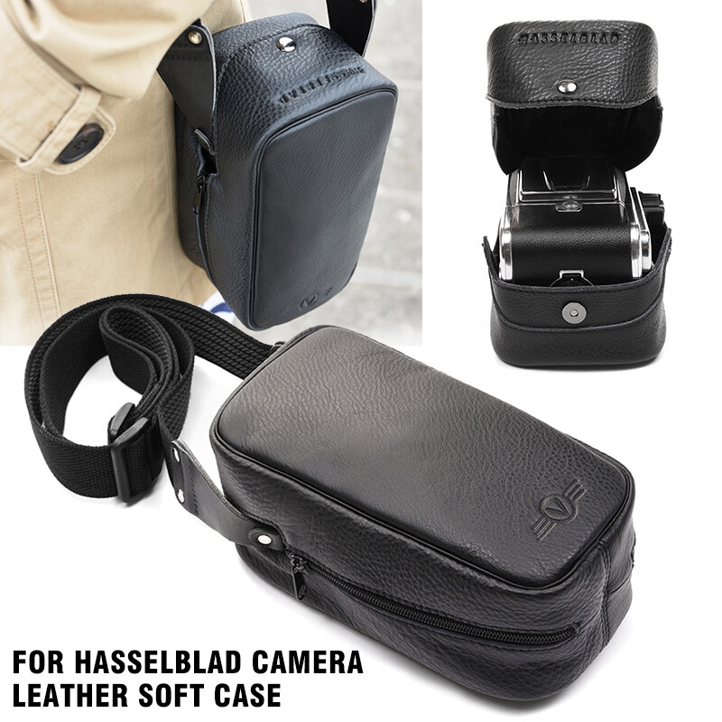 Real Leather Hasselblad Camera Soft Case Protective Shoulder Bag Black 2025 NEW