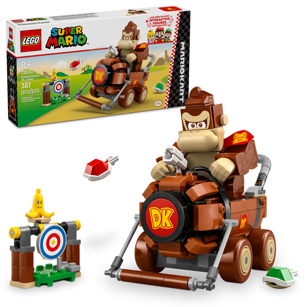 LEGO Super Mario: Mario Kart-Donkey Kong & Dk Jumbo (72033) New