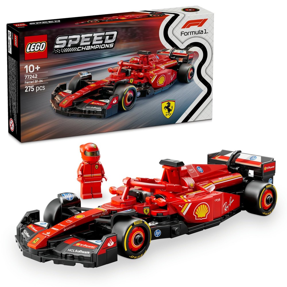 LEGO Ferrari SF-24 F1 Race Car Building Set 77242