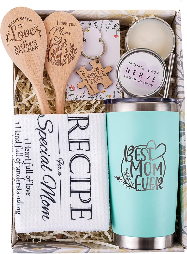 Mothers Day Gift Basket for Mom Wife with Kitchen Cooking Essentials-image