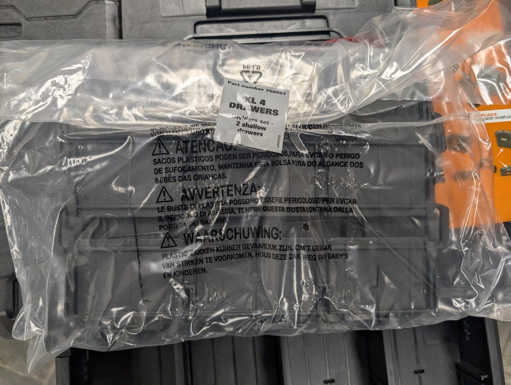 Ridgid Pro Gear Toolbox Drawer Organizer Dividers