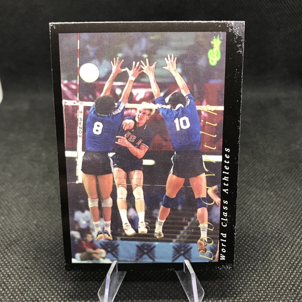 1992 Classic World Class Athletes Card #35 Bob Ctvrtlik/Volleyball POOR