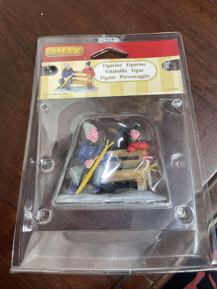 Lemax SKIING & SNOWBOARDING girl 32771 (vtg) / 92787 * new old stock Christmas