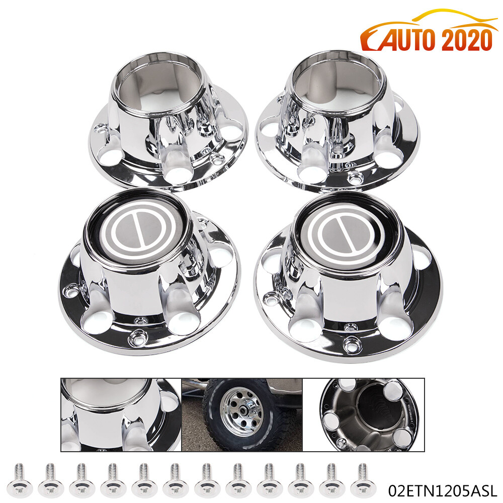 VAN Wheel Hub 4x4 Center Cap Set w/2 OPEN Fit For BRONCO 1980-96 FORD F-150 F150