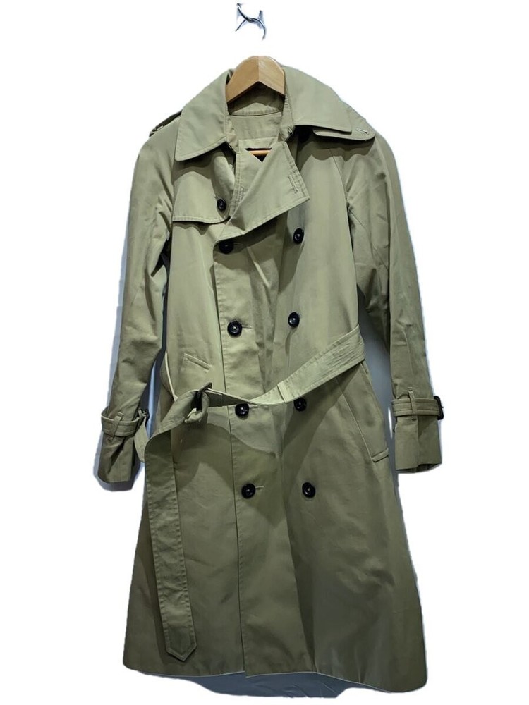 Drawer Trench Coat/38/Cotton/Beg/Plain/6525-299-0230// 5578