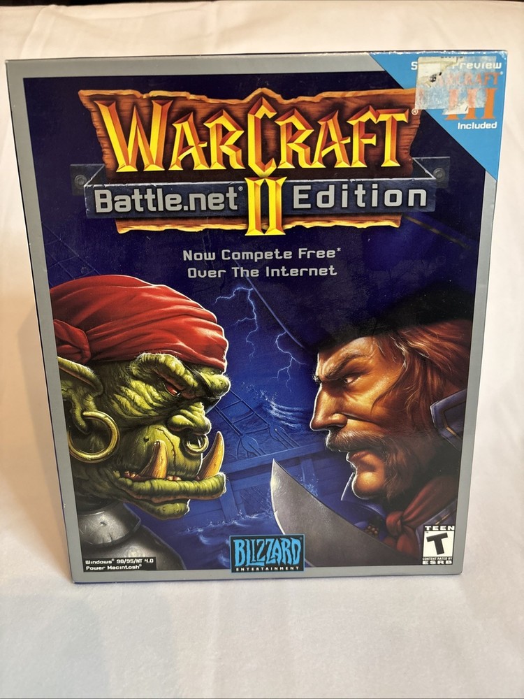 WarCraft II: Battle.net Edition (Windows/Mac, 1999) Sealed!