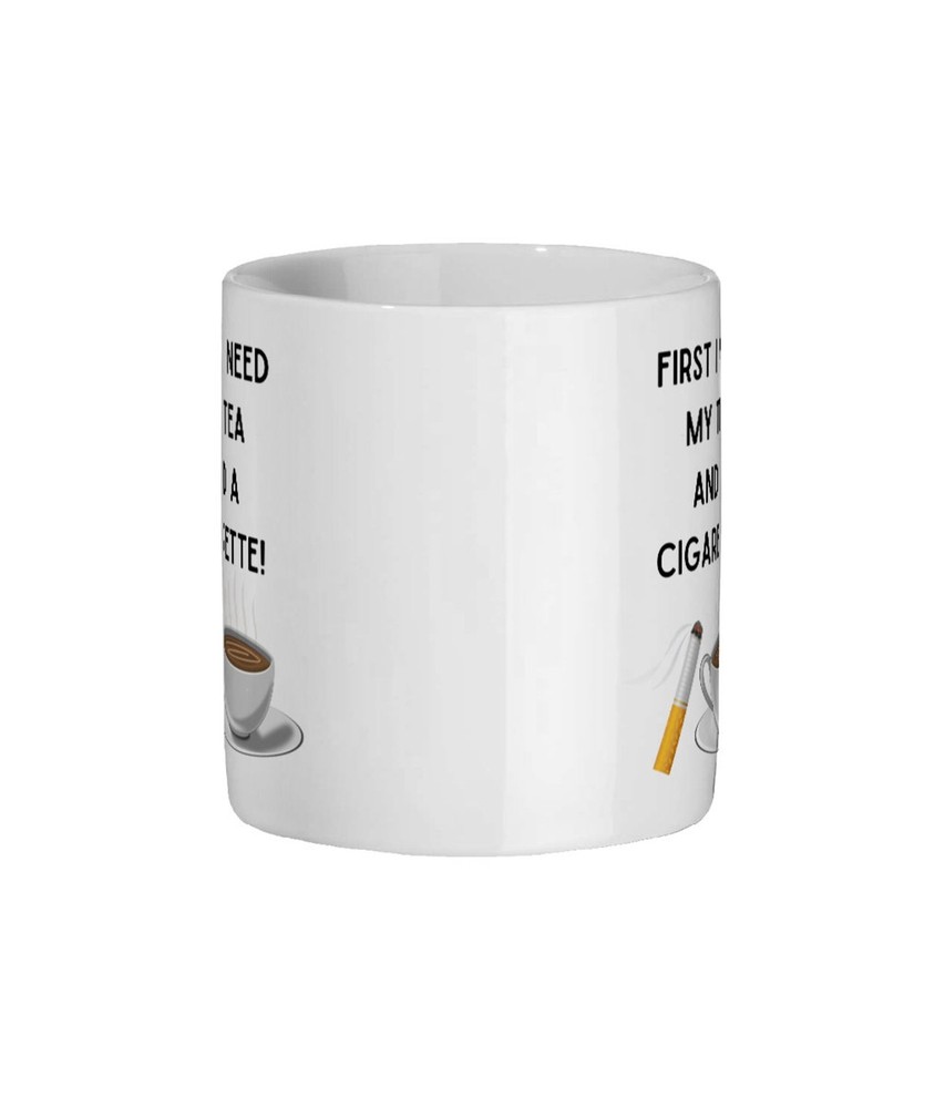 Tea Addict Mug for Smokers Perfect Tea Lover or Cigarette Smoker Gift