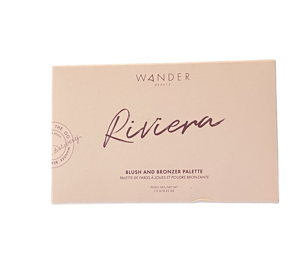 Bronze Pallet Wander Beauty Riviera Blush and 7.5 g .25 oz Full Size NIB Sealed