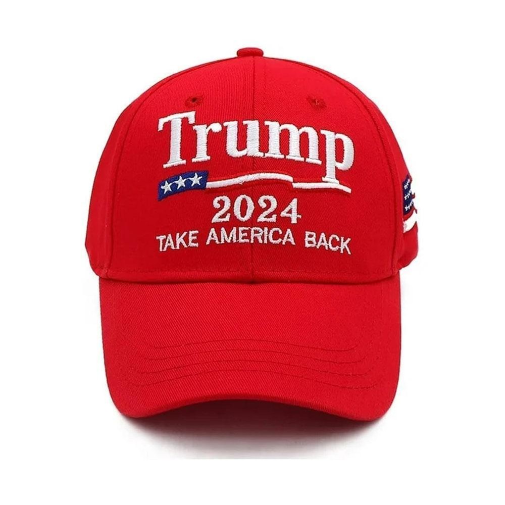 MAGA Hat Make America Great Again red Hat Donald 2024 Baseball Cap USAFlag QX