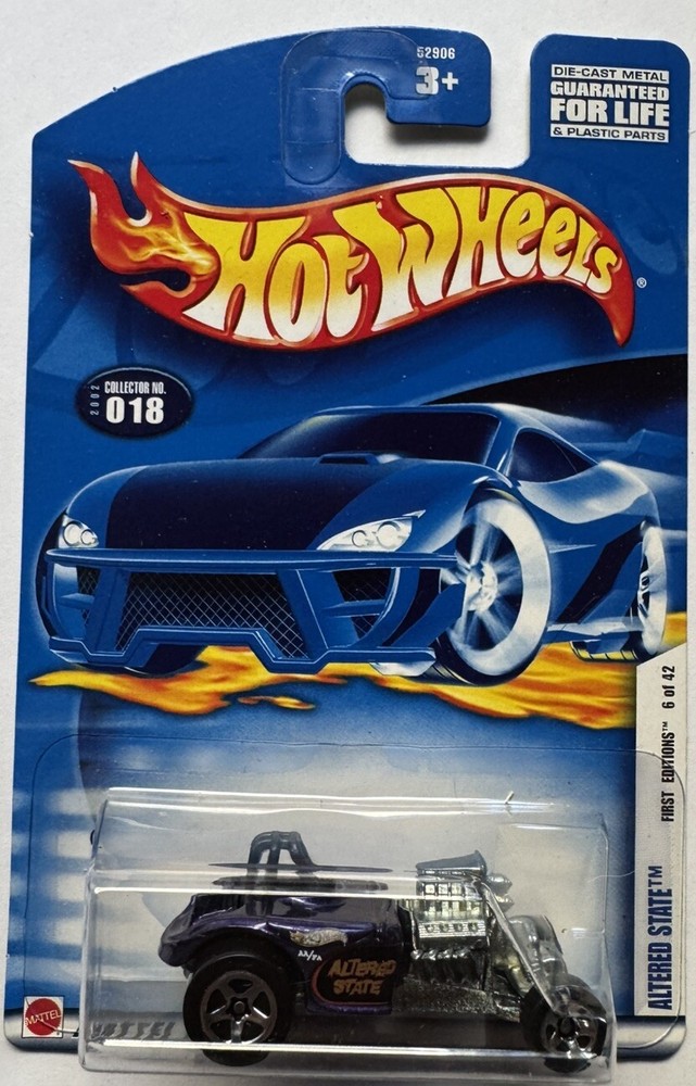 Hot Wheels 2002 primera edición Altered State 6/42 (versión de 5 radios)