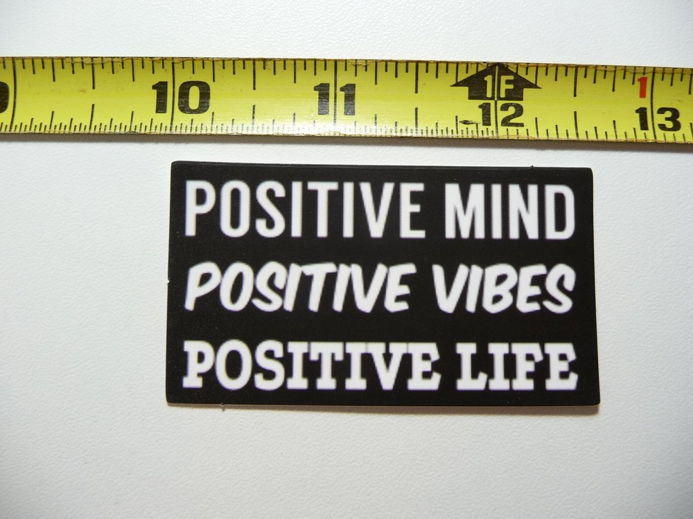 Boost Your Day with Positive Mind Vibes Motivational Life Decal Sticker