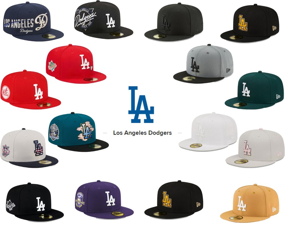 2024 New MLB Los Angeles Dodgers New Era 59FIFTY Size Cap