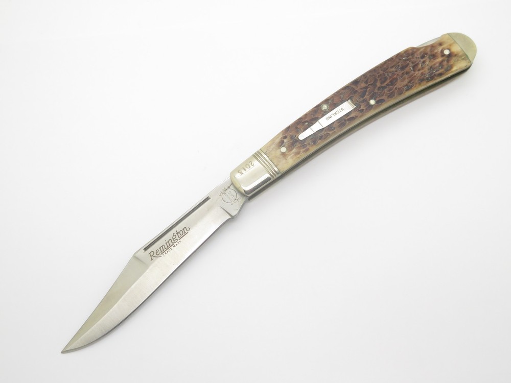 1992 Remington R1253 Guide Silver Bullet USA Bone Trapper Folding Pocket Knife