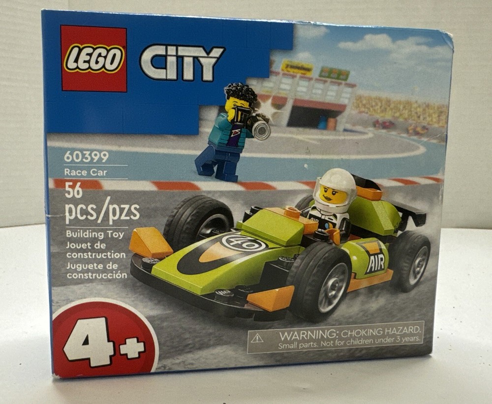 LEGO City Green Race Car Building Kit 56 Pieces New Sealed