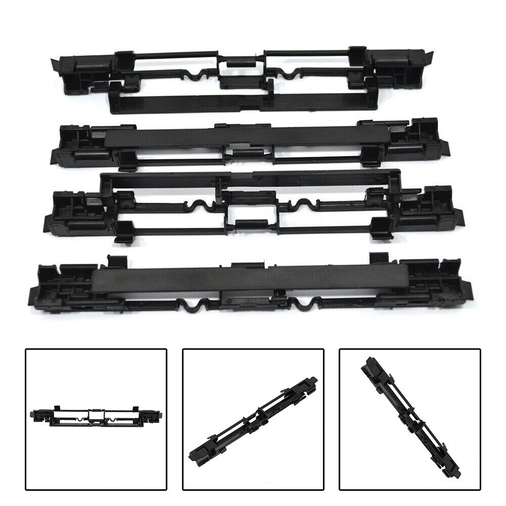 4pc Set Roof Carrier Cover Rail Trim Moulding Strip Fit For Astra H MK5 04-10