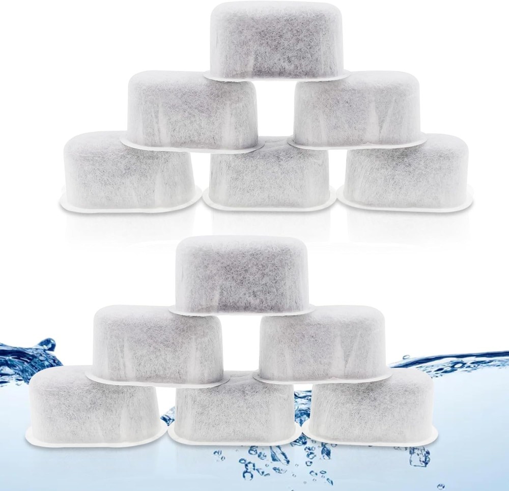 12 Pack Replacement Activated Charcoal Water Filter Cartridges for Beautiful