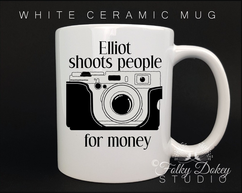 Personalised Cup Funny Cup Photographer Gift Work Mug Pro Photographer