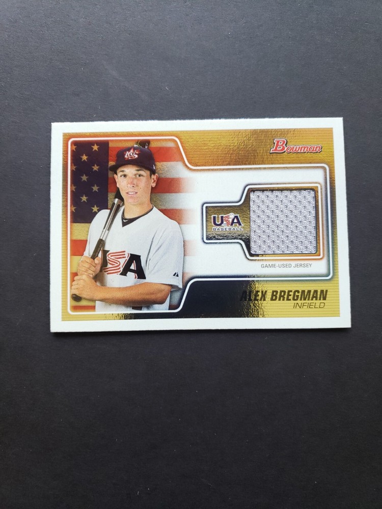 2010 Bowman Draft USA 16U National Team Jersey Relics /949 Alex Bregman #USAR-5