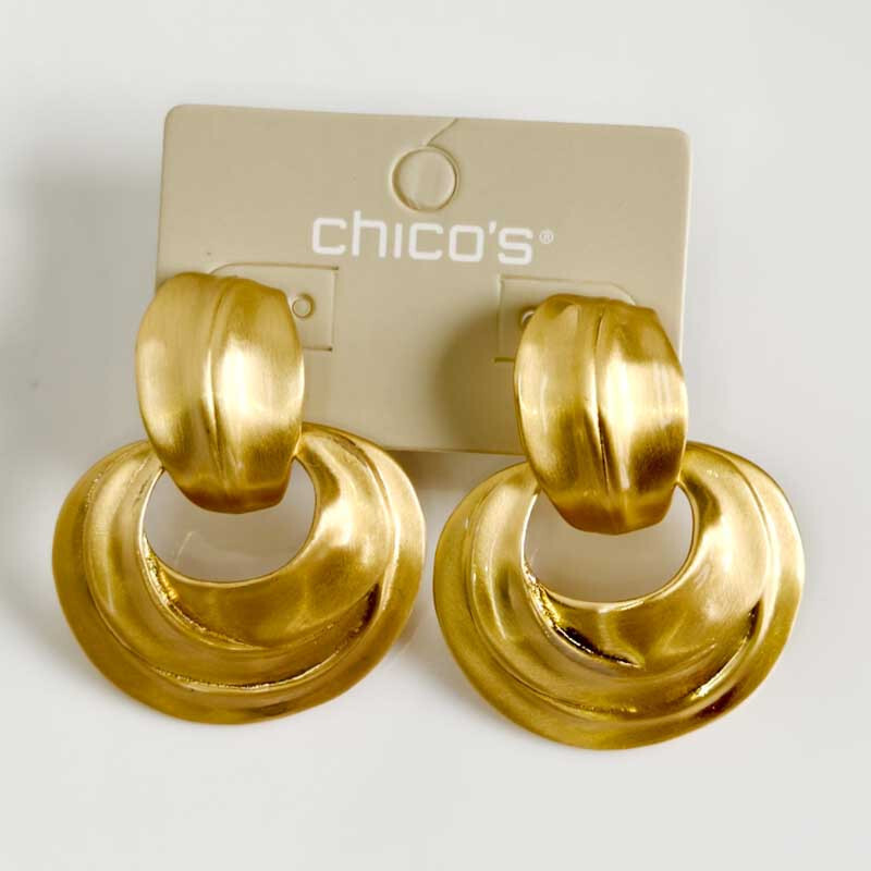 Chunky Statement Drop Earrings for Women - Stylish Party & Vacation Jewelry