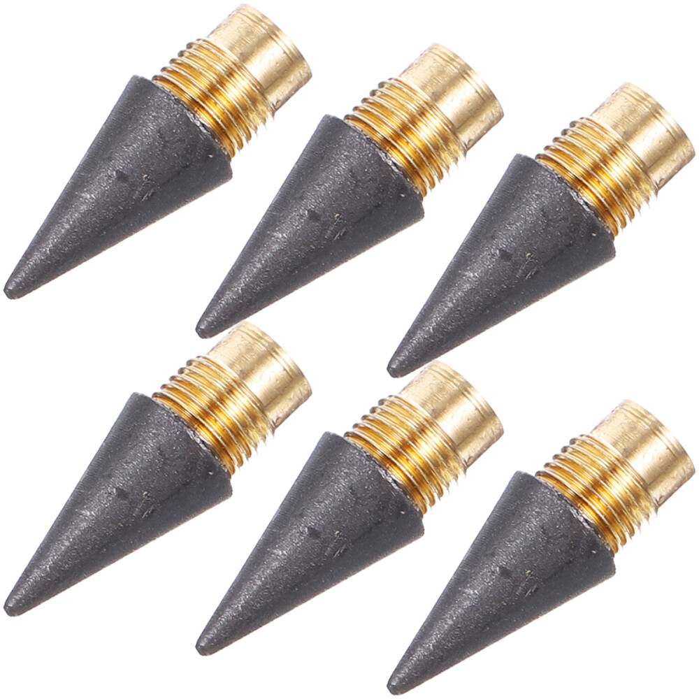 6Pcs Writing Graphite Inkless Pen Refills Student Everlasting