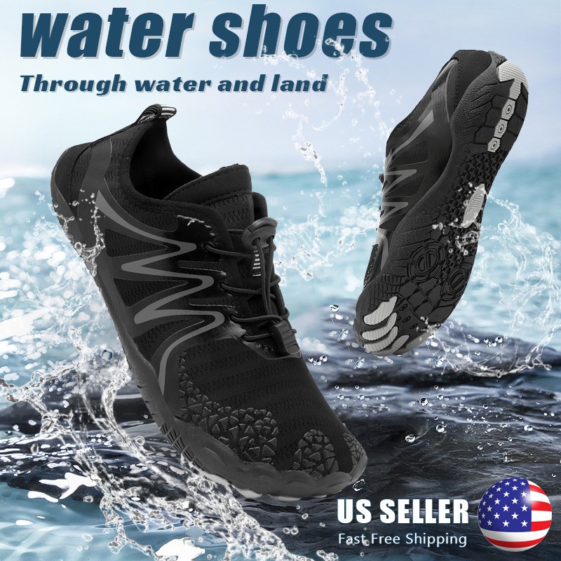 Men's Quick Dry Aqua Barefoot Water Shoes Beach Swim Surf Diving Exercise Shoes