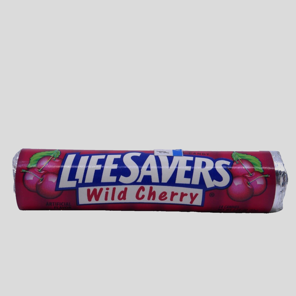Unopened Roll WILD CHERRY  Lifesavers Hard Candy early 2000s vintage
