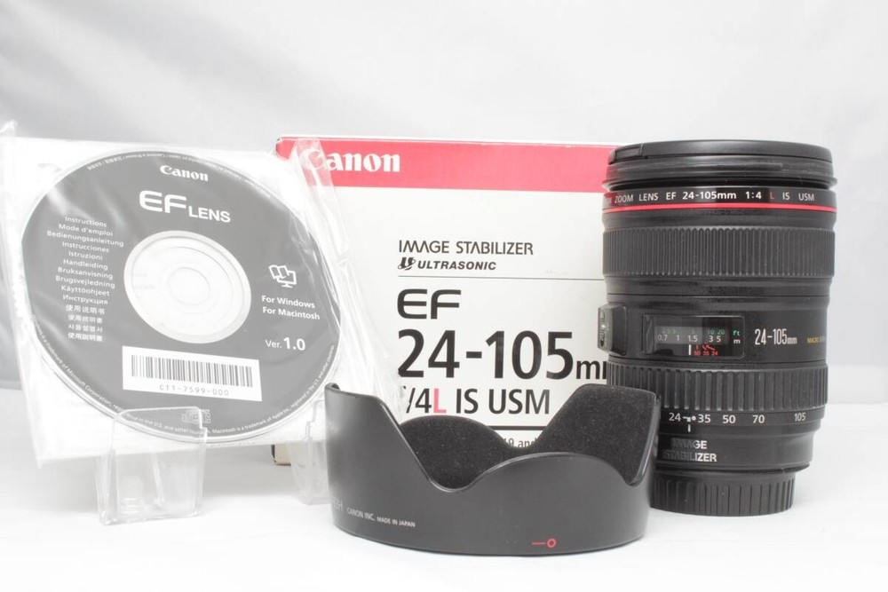 Canon EF 24-105mm f/4L IS USM Lens Used in Good Condition Tested