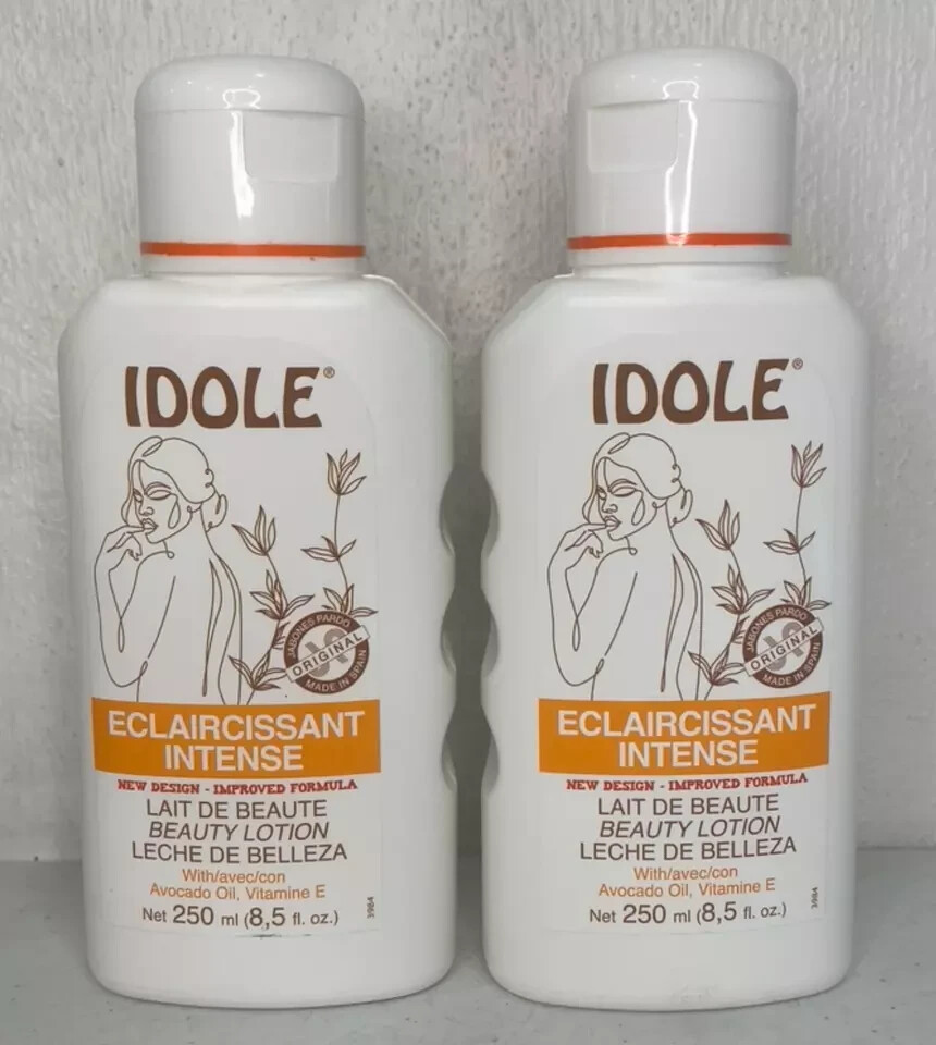 2Pc-NEW IDOLE Lotion Intense with Avocado Oil & Vitamin E 8.5oz (250ml) each