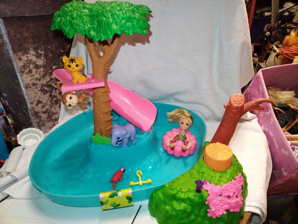 Barbie Chelsea The Lost Birthday Party Splash Pool Playset With Animals