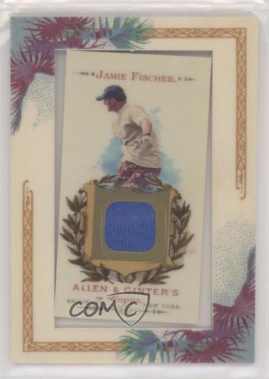 2007 Topps Allen & Ginter's Framed Mini Relics Jamie Fischer #AGR-JF Rookie RC